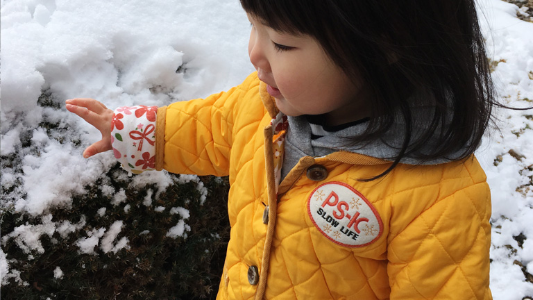 2020-初体験の雪